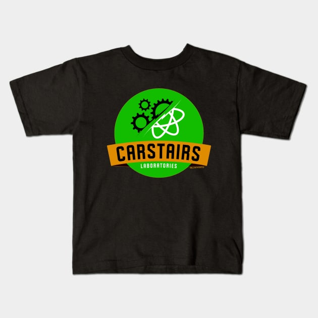 Carstairs Labs Kids T-Shirt by baronvonnug